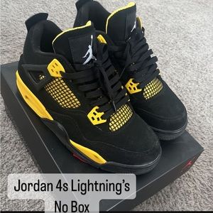 ➡️Jordan 4 Lightning Worn 1 x Size 8 ⬅️
